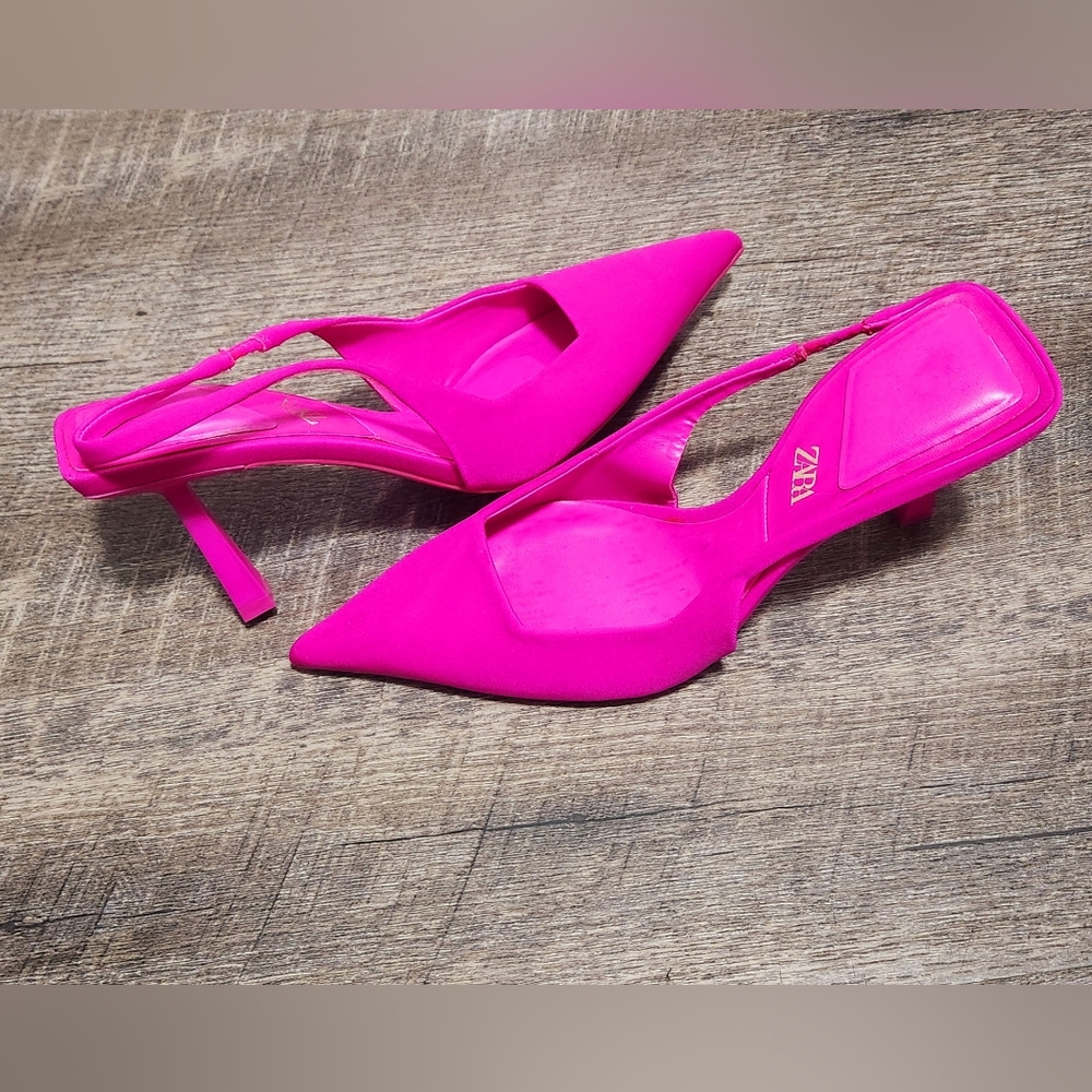 Zara Pink Heels - Picture 2 of 4